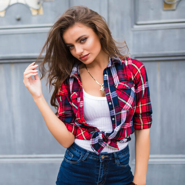 Red Check Shirt